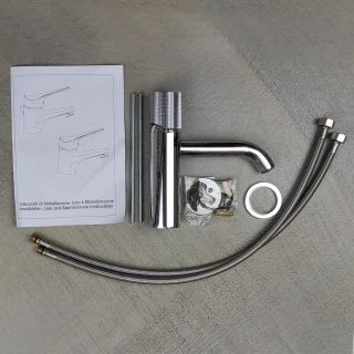 Смеситель для раковины Paini Cox Grip 7GCR205O хром